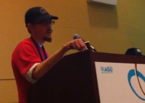 BAMN's Ben Lynch presents on global warming at AGU