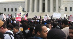 Video and pictures from BAMN contingent at April 10 Immigrant Rights March on Washington!
