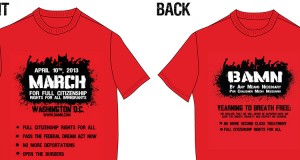 BUY A BAMN T-SHIRT for the Immigrant Rights March on Washington!