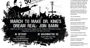 March with BAMN to Make Dr. King’s Dream Real in Detroit June 22