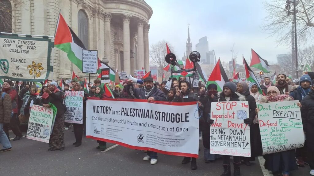mfj banner victory to the palestinian struggle