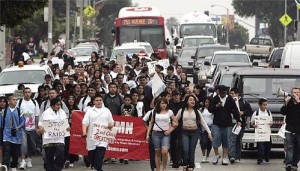 los angels dream act walkout