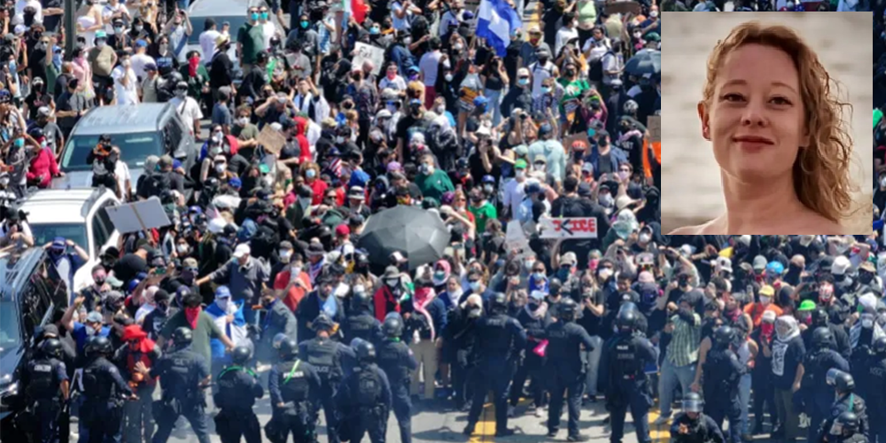 LA protest - Justice for Renee Nicole Good, Trump must go now!